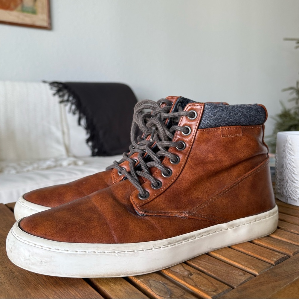 Men’s Leather Ankle Dress Boots